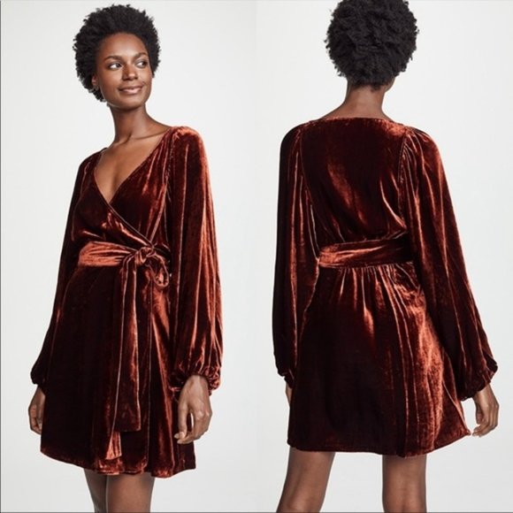 alc carlo wrap dress